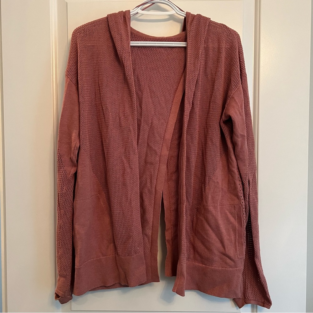 Lululemon split back sweater, 6